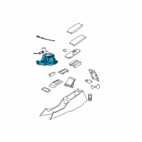 OEM Chrysler Transmission Shifter Diagram - 68091341AA