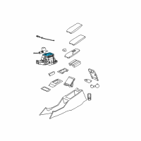 OEM Chrysler Bezel-Console PRNDL Diagram - 4779396AC