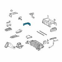 OEM 2013 Lexus CT200h Bracket Sub-Assembly, Hv Diagram - G920B-47020