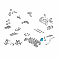 OEM 2013 Lexus CT200h Sensor, Battery Voltage Diagram - 89892-47080