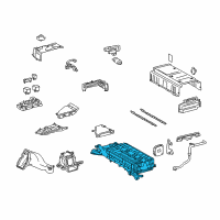 OEM Toyota Prius Battery Assembly, Hv Sup Diagram - G9510-47062