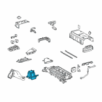 OEM 2013 Lexus CT200h Blower Assembly, Battery Diagram - G9230-76010