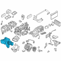 OEM 2012 BMW ActiveHybrid 5 Rear Blower Diagram - 64-11-9-311-853