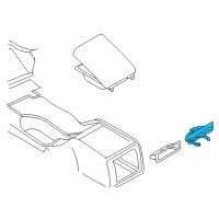 OEM 1997 BMW 540i Rear Can Holder Diagram - 51-16-8-184-520