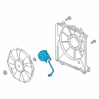 OEM 2020 Honda Insight MOTOR, COOLING FAN Diagram - 38616-6L2-A02