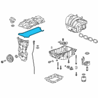 OEM 2018 Chevrolet Equinox Valve Cover Gasket Diagram - 25203703