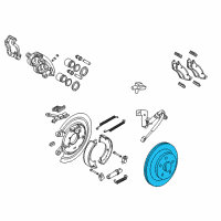 OEM 2005 Dodge Ram 3500 Brake Rotor Diagram - 5290345AB