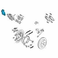 OEM 2006 Dodge Ram 1500 Adapter-Disc Brake CALIPER Diagram - 5139918AA