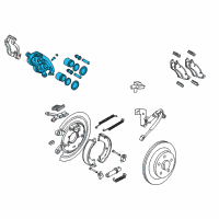 OEM 2006 Dodge Ram 1500 CALIPER-Disc Brake Diagram - 5139914AA