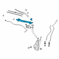 OEM 2016 Buick Envision Front Transmission Diagram - 23445034