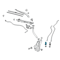 OEM 2019 Buick Envision Rear Washer Pump Diagram - 84518402