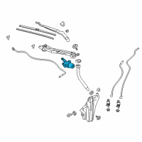 OEM Buick Envision Front Motor Diagram - 23445035
