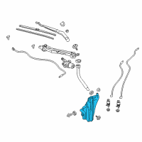 OEM 2018 Buick Envision Washer Reservoir Diagram - 23481789