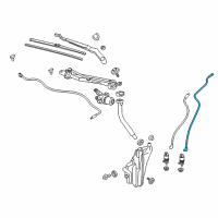 OEM Buick Envision Washer Hose Diagram - 84721185