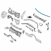 OEM 2022 BMW 330e Sound Insulation Windshield Diagram - 51-48-7-941-312