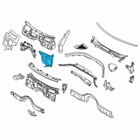 OEM 2021 BMW 330e NOISE INSULATION, FIREWALL O Diagram - 51-48-7-446-417