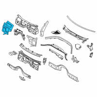 OEM 2021 BMW 330e NOISE INSULATION, FIREWALL O Diagram - 51-48-7-446-418