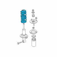 OEM 2007 Nissan Frontier Spring-Front Diagram - 54010-EA806