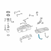 OEM 2021 Toyota Tundra Band Sub-Assembly, Fuel Diagram - 77601-0C130