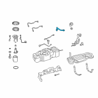 OEM 2017 Toyota Tundra Filler Hose Diagram - 77213-0C080