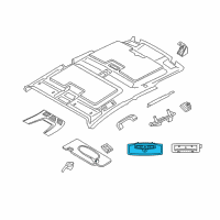 OEM 2016 BMW i3 Interior Light, Front Diagram - 61-31-9-354-636