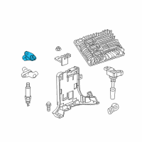 OEM 2021 Cadillac XT5 Crankshaft Sensor Diagram - 12706708