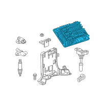 OEM Chevrolet Silverado 1500 ECM Diagram - 12689093