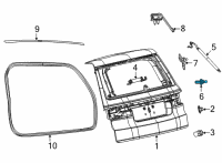 OEM Jeep Grand Cherokee L Ball Stud Diagram - 6511576AA