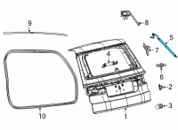 OEM Jeep Grand Wagoneer LIFTGATE-LIFTGATE Diagram - 68470228AC