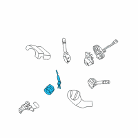 OEM Kia Ignition Lock Cylinder Diagram - 819002GA00