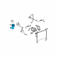 OEM Chevrolet Trailblazer Accumulator Diagram - 15883409