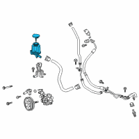 OEM 2022 Lexus GX460 Reservoir Assembly, Oil Diagram - 44360-60321