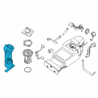 OEM 2016 Nissan Frontier Fuel Pump Assembly Diagram - 17041-ZP00A