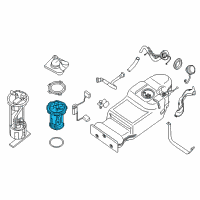 OEM 2014 Nissan Xterra In Tank Fuel Pump Diagram - 17040-ZZ00A