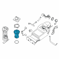 OEM 2020 Nissan Frontier In Tank Fuel Pump Diagram - 17040-ZZ00A