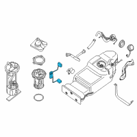 OEM Nissan Xterra Fuel Tank Sending Unit Diagram - 25060-ZS00B