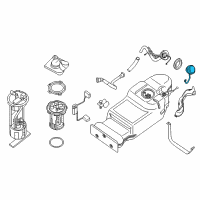 OEM Nissan Frontier Cap Assembly - Filler Diagram - 17251-9BA0A