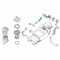 OEM 2016 Nissan Frontier Hose-Filler Diagram - 17228-EB005