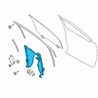 OEM 2019 Lincoln Nautilus Window Regulator Diagram - FA1Z-5823208-B