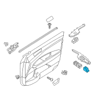 OEM 2016 Kia Optima Switch Assembly-Mirror Remote Diagram - 93530D4010