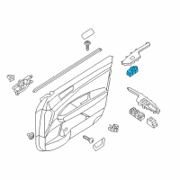 OEM 2020 Kia Optima Unit Assembly-Power Window Diagram - 93576D4120