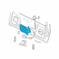 OEM 2004 Lincoln Aviator Control Assembly Diagram - 2C5Z-7843170-AA