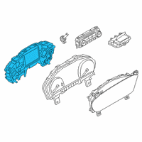 OEM 2020 Ford Escape INSTRUMENT CLUSTER Diagram - LJ6Z-10849-BEA