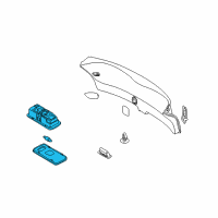 OEM 2004 Infiniti FX35 Lamp Assy-Personal Diagram - 26465-AL500