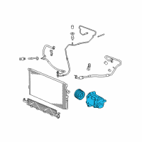 OEM 2008 Chevrolet Cobalt Compressor Assembly Diagram - 20772560