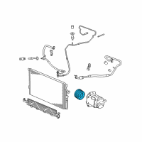 OEM 2010 Chevrolet Cobalt Clutch Kit-A/C Diagram - 25886926