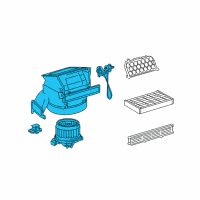 OEM Scion xD Blower Assembly Diagram - 87130-52092