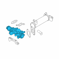 OEM Chevrolet EGR Valve Diagram - 98025781