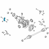 OEM 2010 Lincoln MKT Front Bracket Diagram - 8G1Z-4K360-B