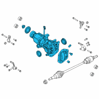 OEM 2011 Lincoln MKT Differential Diagram - AA534000AF